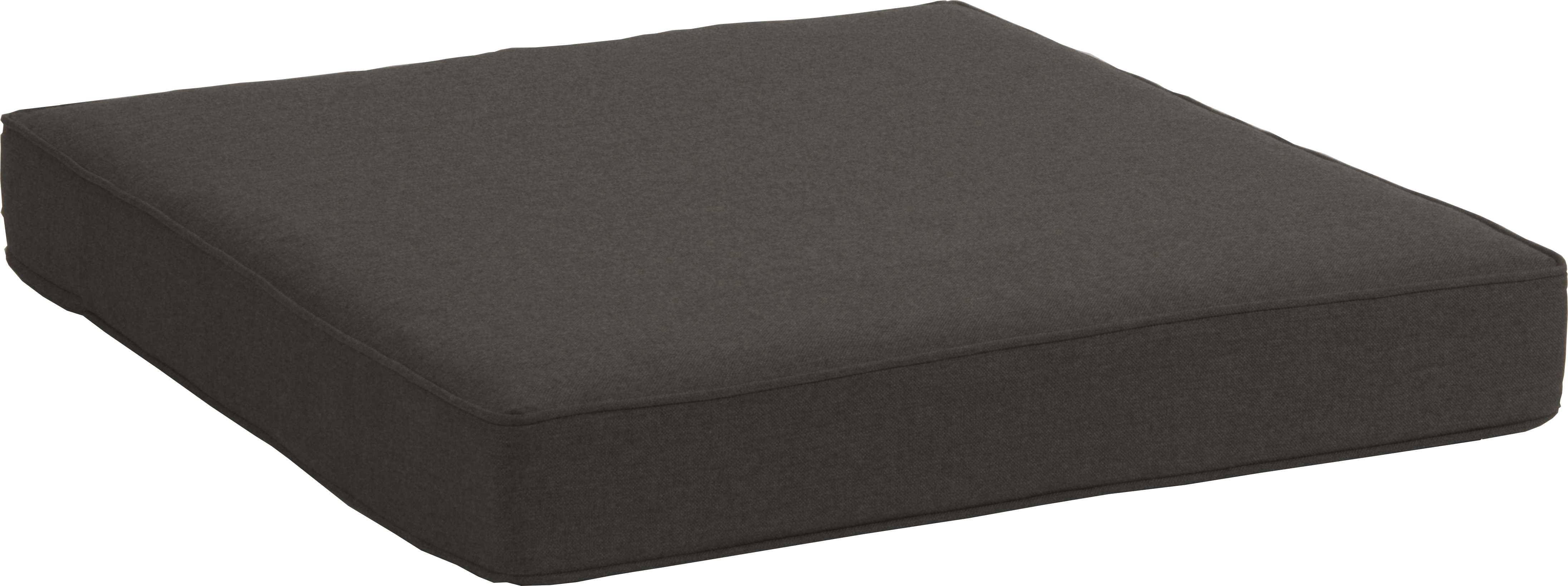 STERN Sitzkissen zu Beistelltisch/Hocker Outdoorstoff Dessin schiefergrau schnell trocknender Schaum STERN Sitzkissen zu Beistelltisch/Hocker Outdoorstoff Dessin schiefergrau schnell trocknender Schaum