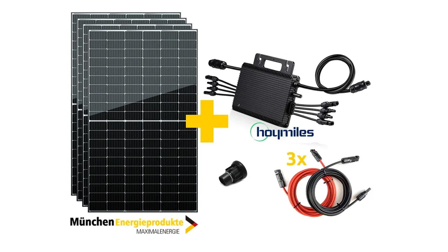 Freistrom 1500 Watt Photovoltaik Komplett-Set