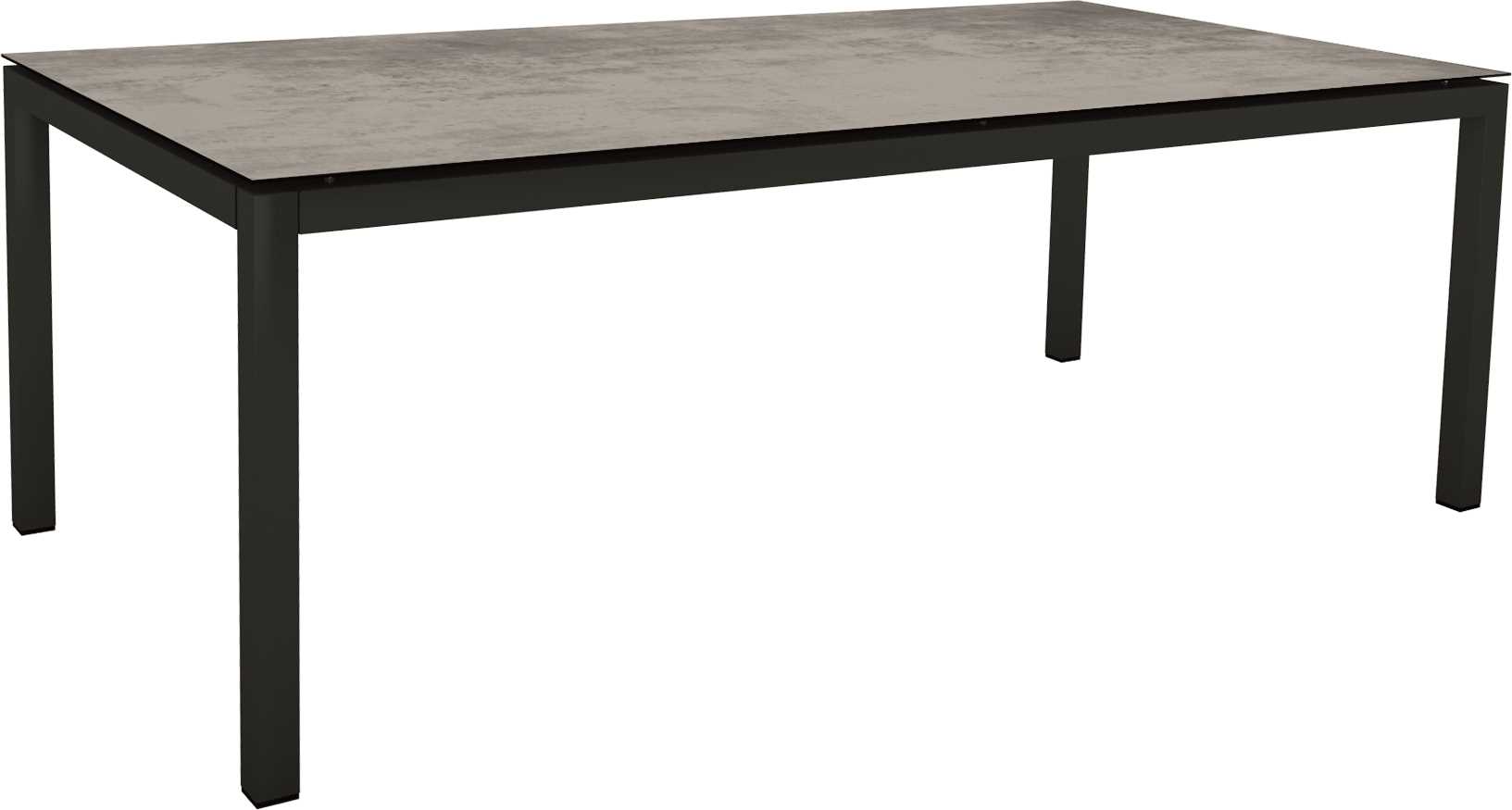 STERN Tischplatte SILVERSTAR 2.0 200x100 cm Dekor Zement