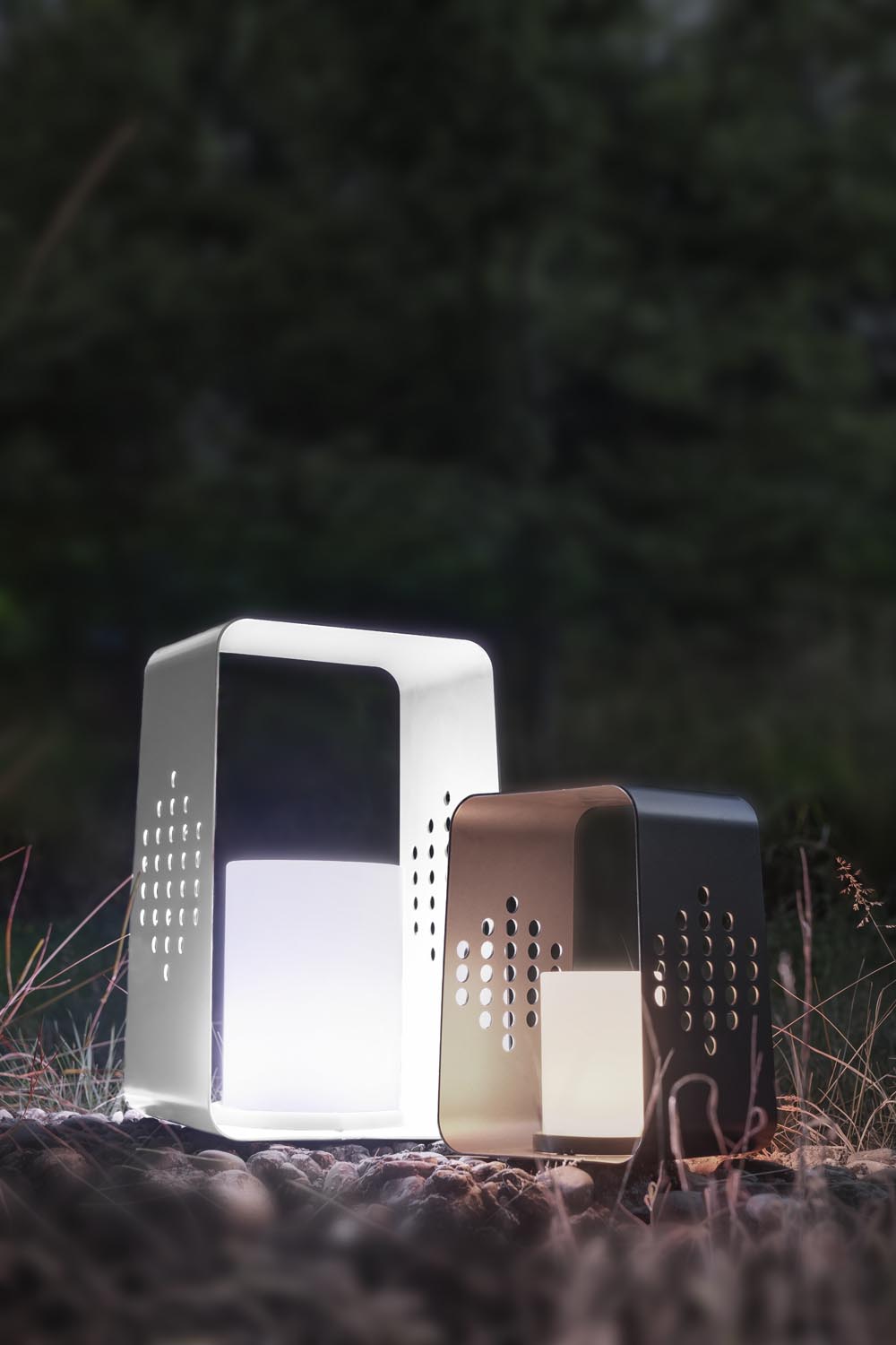 STERN Leuchte 20x22x30 cm Aluminium anthrazit mit LED-Einsatz STERN Leuchte 20x22x30 cm Aluminium anthrazit mit LED-Einsatz