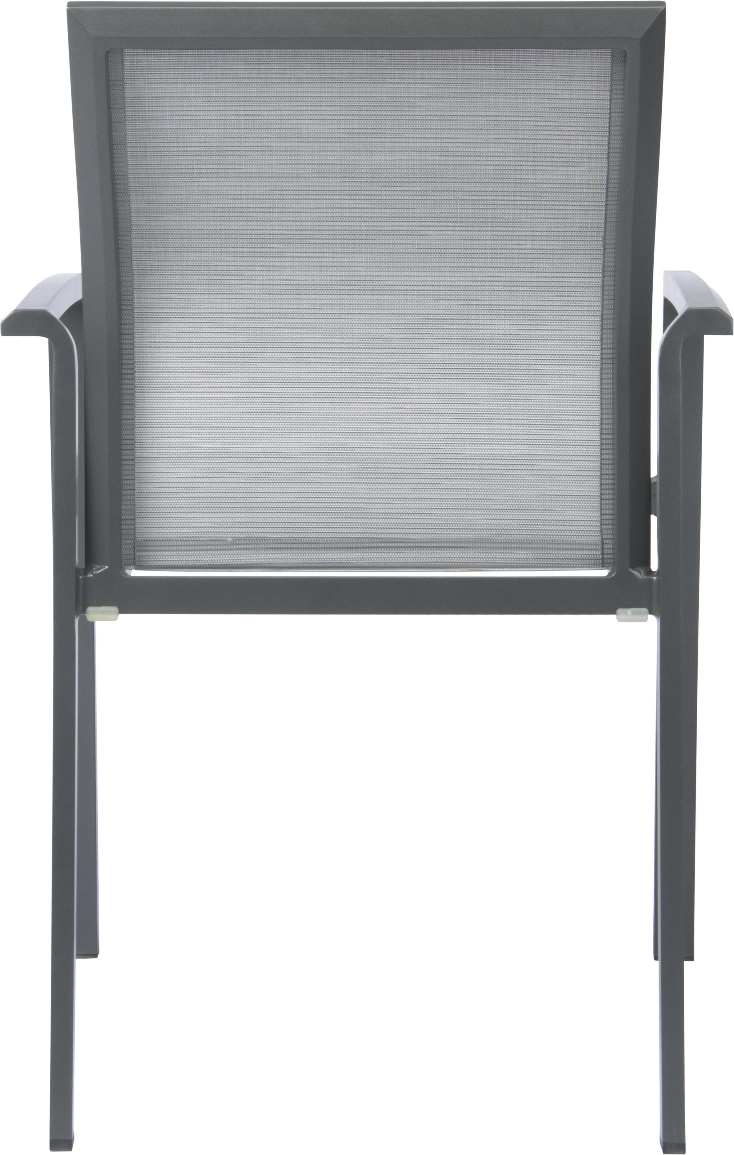 STERN Stapelsessel KARI Aluminium anthrazit mit Bezug Textilen silber STERN Stapelsessel KARI Aluminium anthrazit mit Bezug Textilen silber