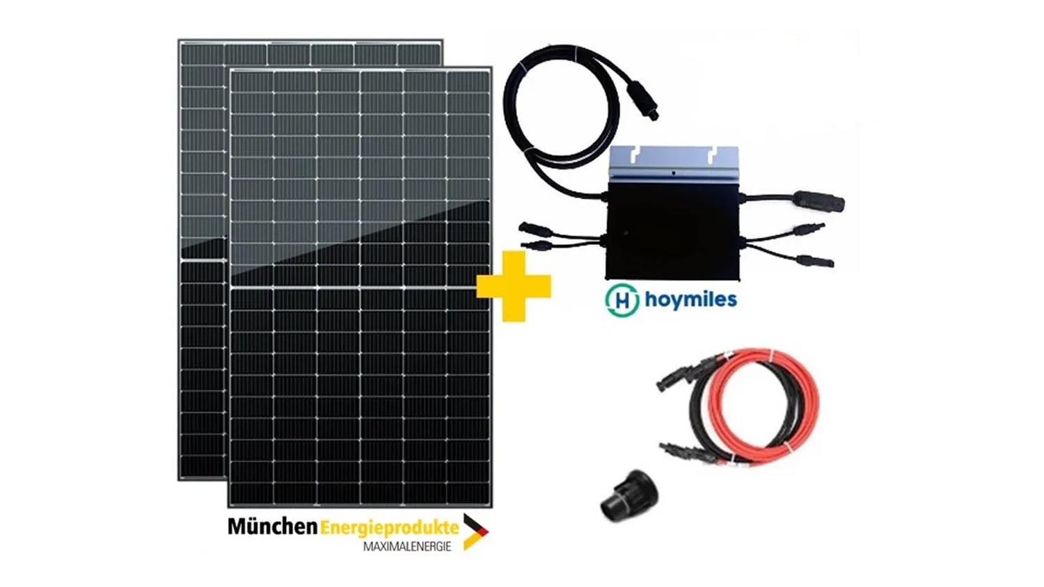 Balkonkraftwerk 600 Watt mit 750 Wp MünchenEnergieprodukte