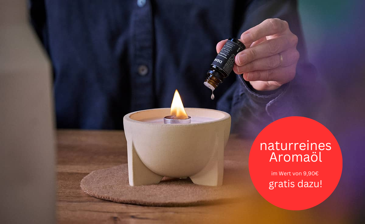 SCHMELZFEUER® INDOOR CERANATUR® inkl. GRATIS Aromaöl  