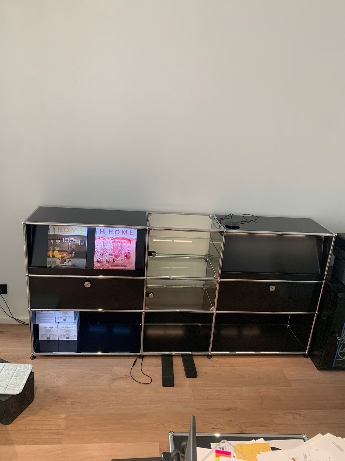 USM Haller Sideboard - schwarz/ Ausstellungsstück