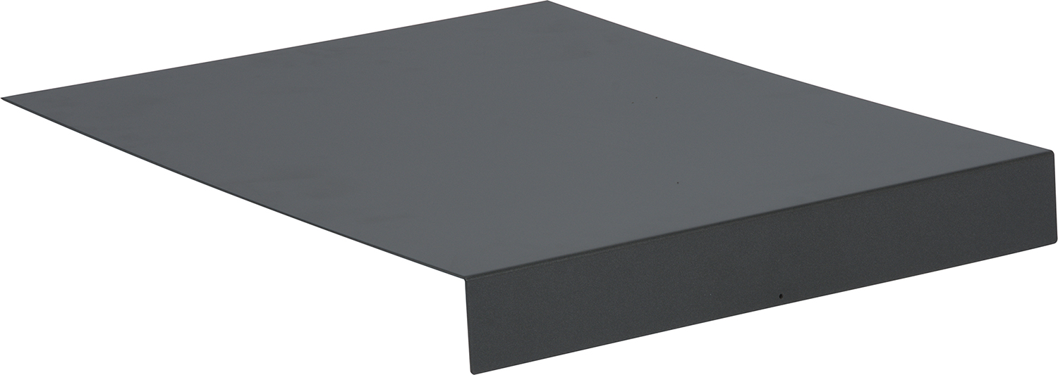 STERN Tablett L-Form ca. 69x50x7 cm Aluminium graphit STERN Tablett L-Form ca. 69x50x7 cm Aluminium graphit