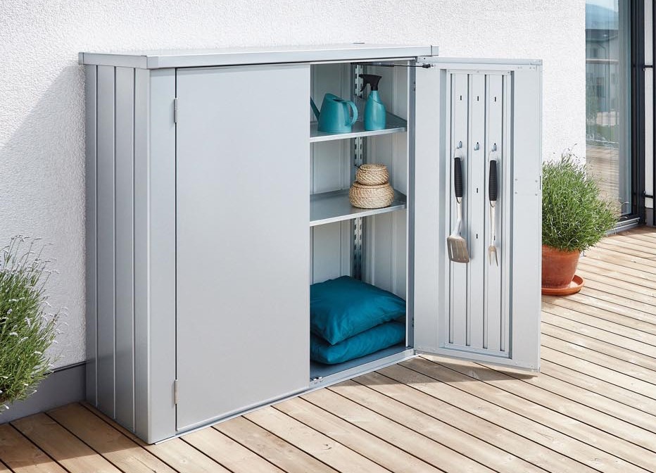 Biohort ROMEO der ideale Outdoor-Schrank aus Metall